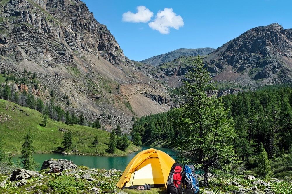 Camping in Banff During April